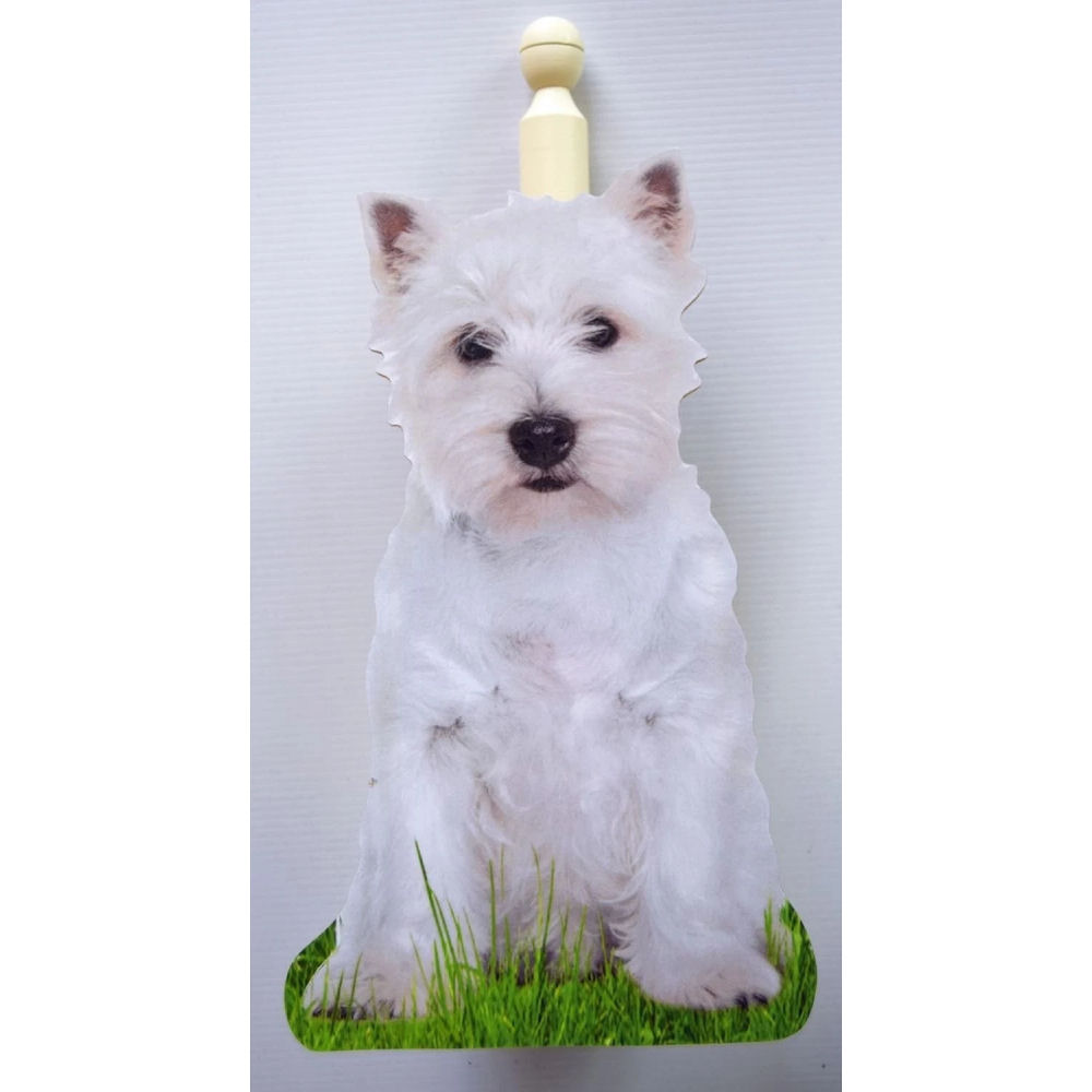West Highland Terrier toilet roll holder