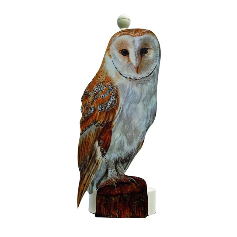 The Barn Owl Free Standing Wooden Kitchen / Toilet Paper Roll Holder by Larkrise Designs is a charming and practical addition to any kitchen.