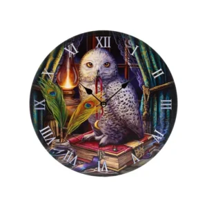 Lisa Parker Guardian of Spells Owl Picture Wall Clock CLCK37