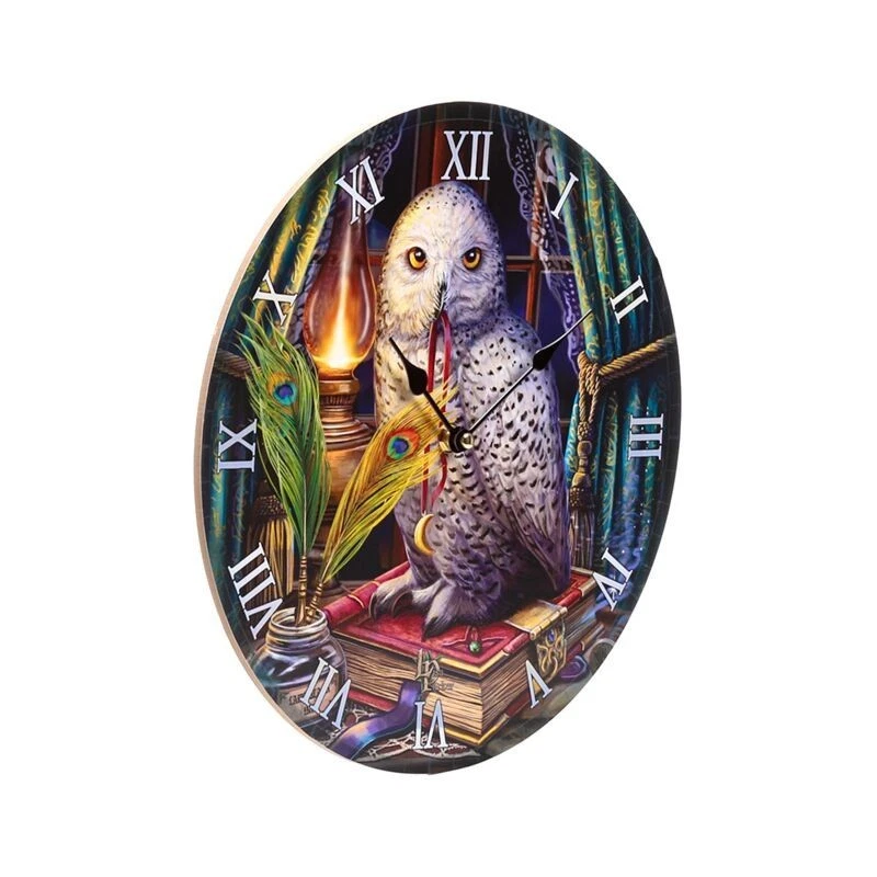 Lisa Parker Guardian of Spells Owl Picture Wall Clock CLCK37 - Image 3