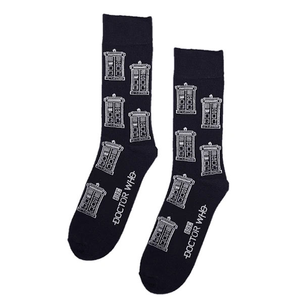 Doctor Who Multi Tardis Socks