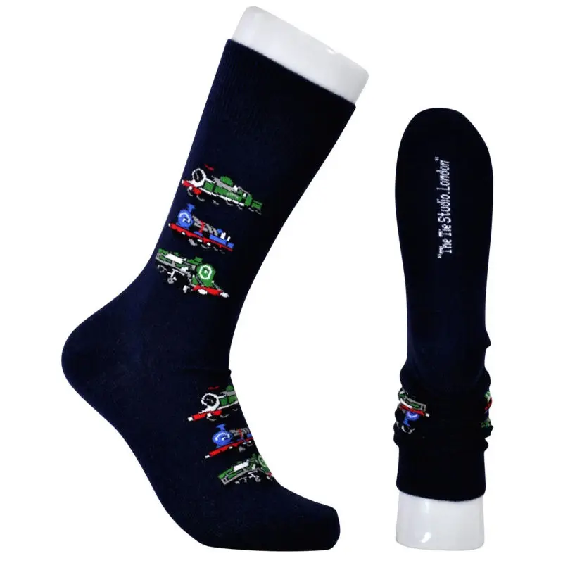 British Steam Trains Novelty Socks Mens Size 6-11 UK - Image 3